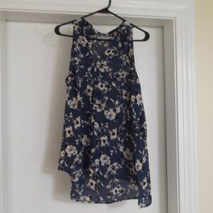 Floral & Ivy sheer sleeveless top